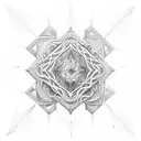 cubo metatron tattoo design idea