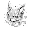 Hug tattoo design idea