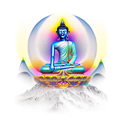 Buddha tattoo design idea