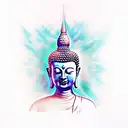 Buddha tattoo design idea