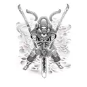 juggernaut dota tattoo design idea