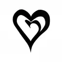 cold heart tattoo design idea