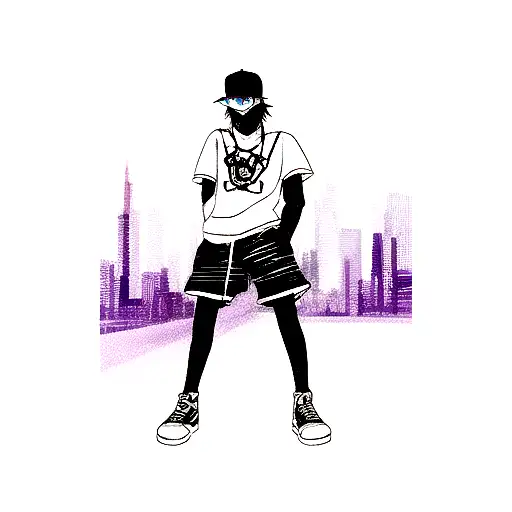 zona urbana hip hop tattoo design idea