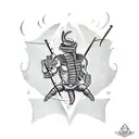 Half human half scorpion archer tattoo design idea