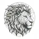 aslan tattoo design idea