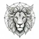 aslan tattoo design idea