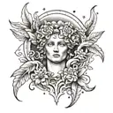 Apollo tattoo design idea