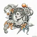 Apollo tattoo design idea