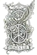 Peace is a lie. There is only passion tattoo design idea