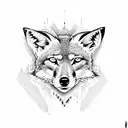 coyote  tattoo design idea