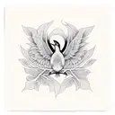 wren bird tattoo design idea