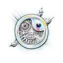 Squeeze,Scabs and Petered tattoo design idea