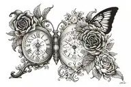 I want a commemorative tattoo for my deceased sibling with her birthday, January 17, 1999 in Roman Numerals or text tattoo design idea