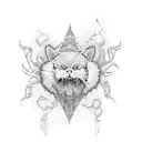 sallivan and boo tattoo design idea