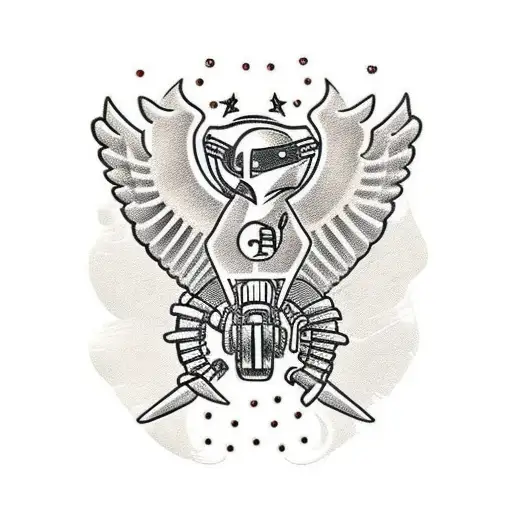 honda fury motorcycle tattoo design idea