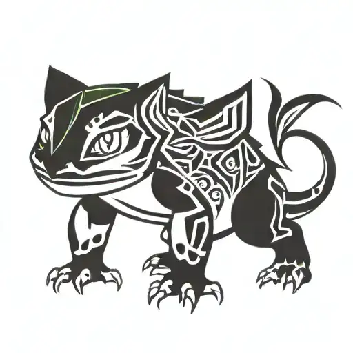 bulbasaur tattoo design idea