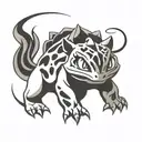 bulbasaur tattoo design idea