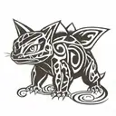 bulbasaur tattoo design idea