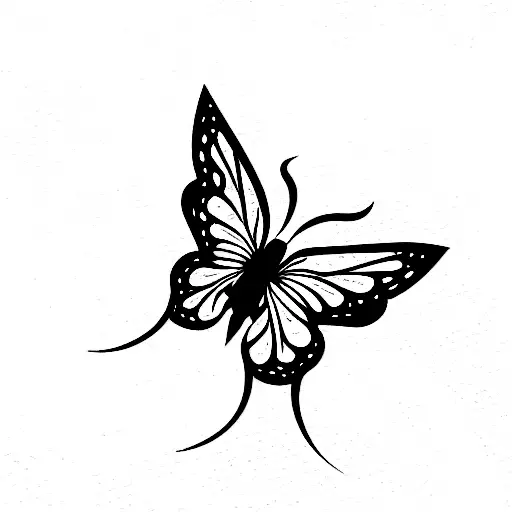 mariposa tattoo design idea
