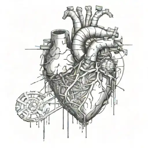 heart black as coal and beat to ruins, it's forged in steel with a place just for you  tattoo design idea
