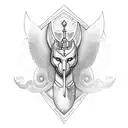  maat scale,  anubis,  tattoo design idea