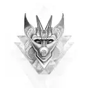  maat scale,  anubis,  tattoo design idea
