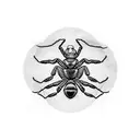 A scorpion DJ spinning vinyl records tattoo design idea