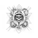 guns n roses use your illusion tattoo design idea