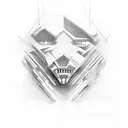 Delorean tattoo design idea