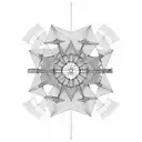 Design a geometric mandala using carpentry tools like chisels and planes tattoo design idea