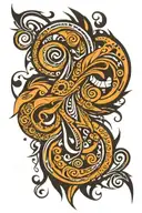 tribal patterns tattoo design idea