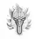 cobra , holly, calendula, lemon grass, sage-brush tattoo design idea