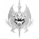 hunter destiny 2 tattoo design idea