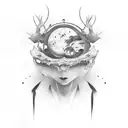 depression  tattoo design idea