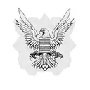 Albanian eagle flag  tattoo design idea