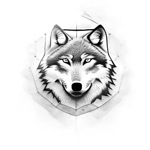 I already have a tatoo of wolf face. suggest me something that goes well with that. or you can combine letter A and S tattoo design idea
