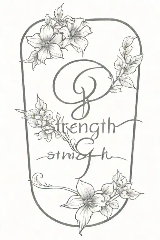 Strength Wisdom Charm Enigma tattoo design idea