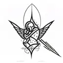 prometheus giving fire tattoo design idea