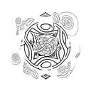 a simbol that represents change and new beginning  tattoo design idea