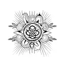 a symbol that represents change and new beginning  tattoo design idea