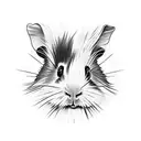 Guinea pig tattoo design idea