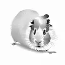 Guinea pig tattoo design idea