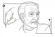 deceased grandfather tattoo design idea