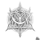 black pearl jam tattoo design idea