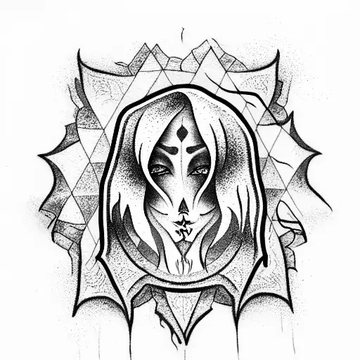 Ghostemane tattoo design idea