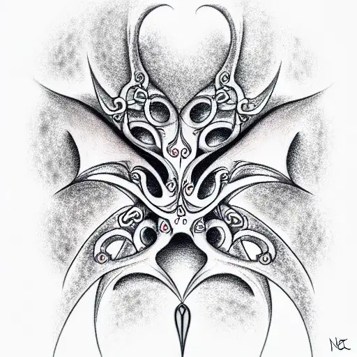 schizophrenia tattoo design idea