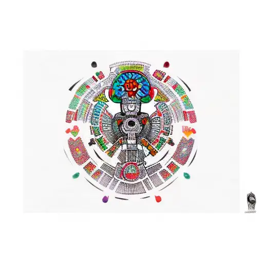 GUERRERO AZTECA tattoo design idea