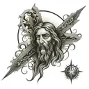god Jesus   tattoo design idea