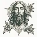 god Jesus   tattoo design idea
