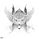 the word comete tattoo design idea